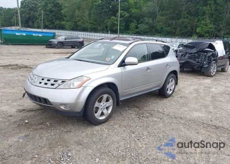 2005 Nissan Murano Sl from USA, damaged, VIN JN8AZ08T05W318380